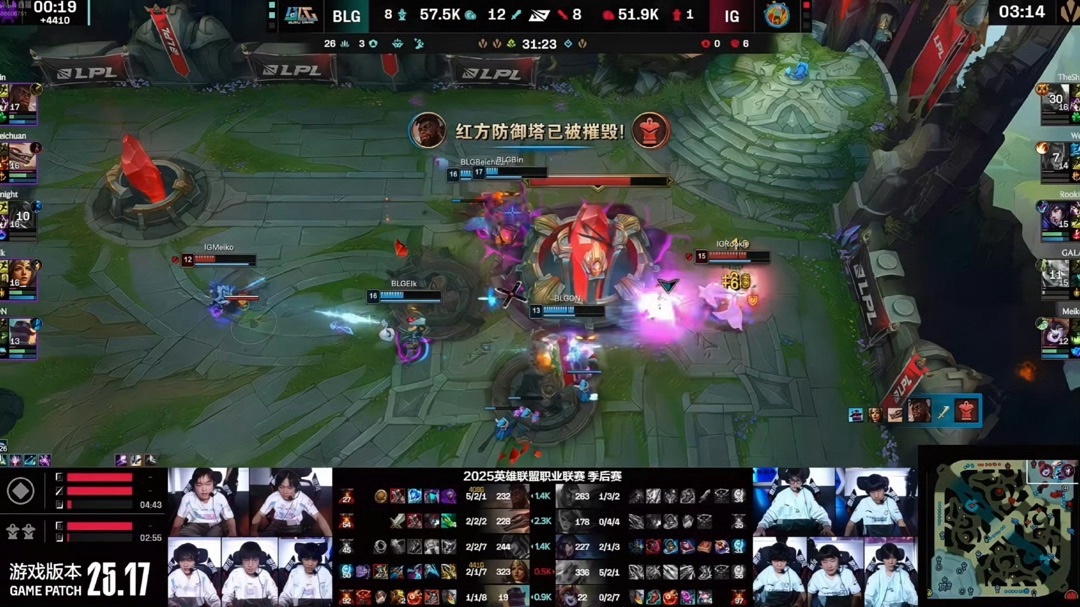 定冒泡赛, 这三支战队, src